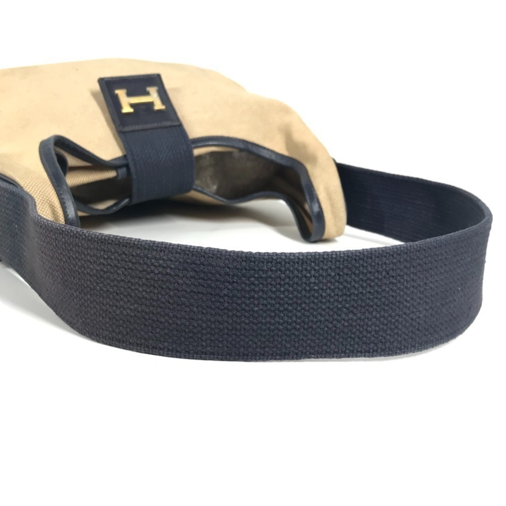 HERMES Vintage Sacoche Bag, Shoulder Handbag with Pouch, Leather, Canvas, Men... - Picture 9 of 16